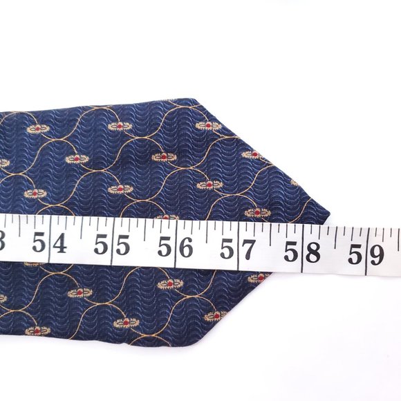 Executive Collection Men 100% Silk Tie Blue Size 58x4 - NWOT - Picture 6 of 6